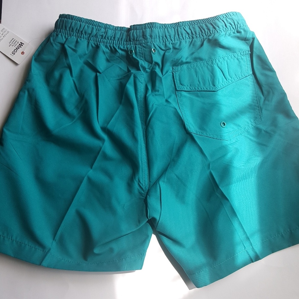 MEN'S Teal Swim Trunks - Picture 4 of 4